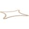 Ekena Millwork 23 38W x 23 38H x 14T Small Lilley Decorative Fretwork Wood Ceiling Panels, Red Oak CELW23X23X0250LEYRO - alternate 5